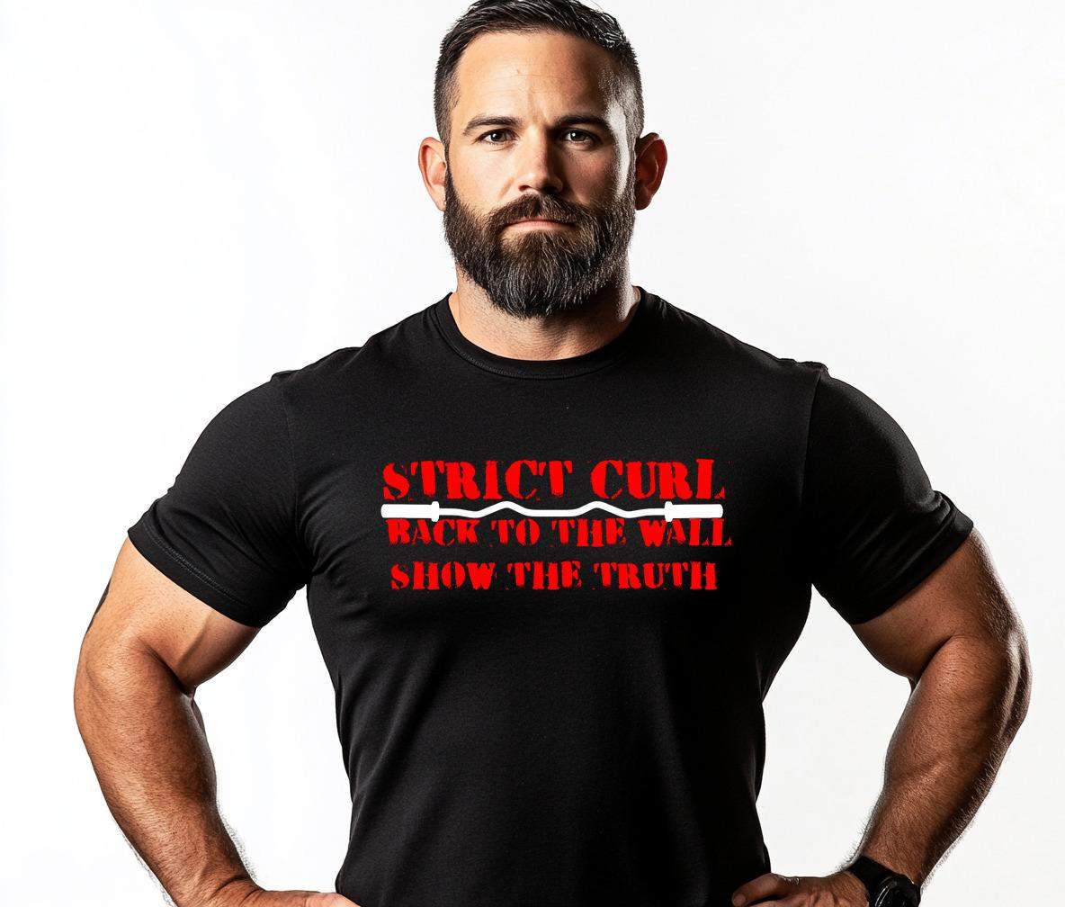 STRICT CURL BACK TO THE WALL SHOW THE TRUTH