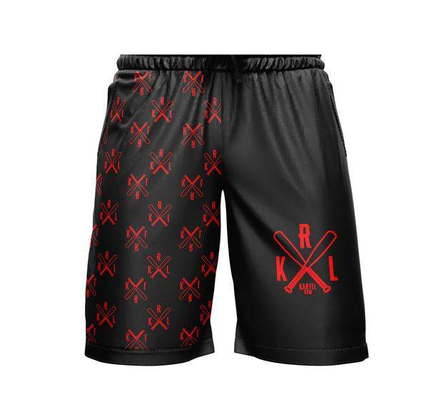 Spodenki treningowe KARTEL GYM RED